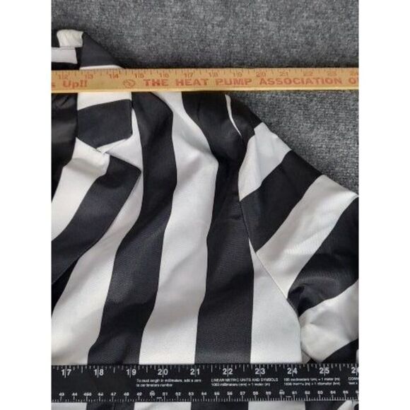 Beetlejuice Blazer Men Sz XXL Striped Black White Costume Cosplay Gothic Fun - Picture 4 of 9